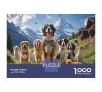 Puzzle 1000 Pezzi Animali “Avventure Nel Parco” Con Cani - Un Classico Puzzle Animali 1000 Pezzi Rinnovato, Pezzi Resistenti E Precise 70x50cm/1000pcs