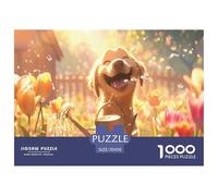Puzzle 1000 Pezzi Animali “Avventure Nel Parco” Con Cani - Un Classico Puzzle Animali 1000 Pezzi Rinnovato, Pezzi Resistenti E Precise 70x50cm/1000pcs