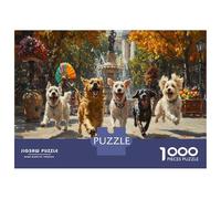 Puzzle 1000 Pezzi Animali “Avventure Nel Parco” Con Cani - Un Classico Puzzle Animali 1000 Pezzi Rinnovato, Pezzi Resistenti E Precise 38x26cm/1000pcs