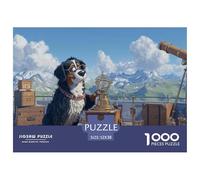 Puzzle 1000 Pezzi Animali “Avventure Nel Parco” Con Cani - Un Classico Puzzle Animali 1000 Pezzi Rinnovato, Pezzi Resistenti E Precise 52x38cm/1000pcs