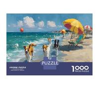 Puzzle 1000 Pezzi Animali “Avventure Nel Parco” Con Cani - Un Classico Puzzle Animali 1000 Pezzi Rinnovato, Pezzi Resistenti E Precise 38x26cm/1000pcs