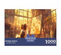 Puzzle 1000 Pezzi Animali “Avventure Nel Parco” Con Cani - Un Classico Puzzle Animali 1000 Pezzi Rinnovato, Pezzi Resistenti E Precise 38x26cm/1000pcs