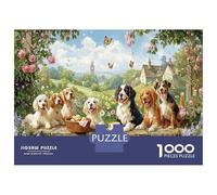 Puzzle 1000 Pezzi Animali “Avventure Nel Parco” Con Cani - Un Classico Puzzle Animali 1000 Pezzi Rinnovato, Pezzi Resistenti E Precise 38x26cm/1000pcs