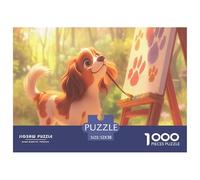 Puzzle 1000 Pezzi Animali “Avventure Nel Parco” Con Cani - Un Classico Puzzle Animali 1000 Pezzi Rinnovato, Pezzi Resistenti E Precise 52x38cm/1000pcs