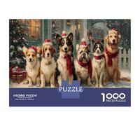 Puzzle 1000 Pezzi Animali Con Cane Come Icona Di Allegria - Un Must Have Tra I Puzzle Animali Per Adulti, Stile Unico E Riconoscibile 70x50cm/1000pcs