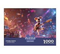 Puzzle 1000 Pezzi Animali Con Cane Come Icona Di Allegria - Un Must Have Tra I Puzzle Animali Per Adulti, Stile Unico E Riconoscibile 70x50cm/1000pcs