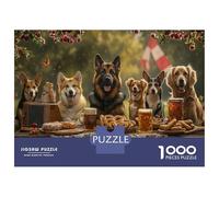 Puzzle 1000 Pezzi Animali Con Cane Come Icona Di Allegria - Un Must Have Tra I Puzzle Animali Per Adulti, Stile Unico E Riconoscibile 70x50cm/1000pcs