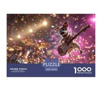 Puzzle 1000 Pezzi Animali Con Cane Come Icona Di Allegria - Un Must Have Tra I Puzzle Animali Per Adulti, Stile Unico E Riconoscibile 70x50cm/1000pcs