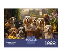 Puzzle 1000 Pezzi Animali Con Cuccioli Di Cane Adorabili - Puzzle Animali 1000 Pezzi Di Qualità, Perfetto Per Serate in Famiglia 70x50cm/1000pcs