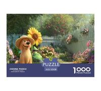 Puzzle 1000 Pezzi Animali - Il Top Della Gamma Per Gli Amanti Dei Cani, Un Puzzle Animali Che Supera Le Aspettative 52x38cm/1000pcs