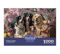 Puzzle 1000 Pezzi Animali - Il Top Della Gamma Per Gli Amanti Dei Cani, Un Puzzle Animali Che Supera Le Aspettative 70x50cm/1000pcs