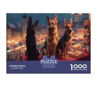 Puzzle 1000 Pezzi Animali Per Adulti Con Cani Divertenti, Puzzle Cani Di Alta Qualità - Un Regalo Perfetto Per Gli Amanti Degli Animali 38x26cm/1000pcs