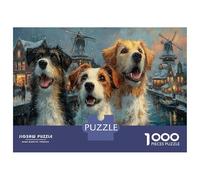 Puzzle 1000 Pezzi Animali Per Un Divertimento Assicurato - Focus Su Puzzle Cani Divertenti, Un Regalo Originale Per Ogni Occasione 38x26cm/1000pcs