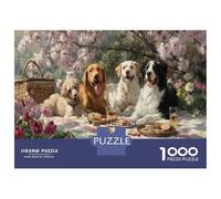 Puzzle 1000 Pezzi Animali Per Un Divertimento Assicurato - Focus Su Puzzle Cani Divertenti, Un Regalo Originale Per Ogni Occasione 38x26cm/1000pcs
