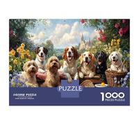 Puzzle 1000 Pezzi Animali Per Un Divertimento Assicurato - Focus Su Puzzle Cani Divertenti, Un Regalo Originale Per Ogni Occasione 38x26cm/1000pcs