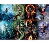 BlueBird - Puzzle Anne Stokes: Magia Elementale - 1000 Pezzi