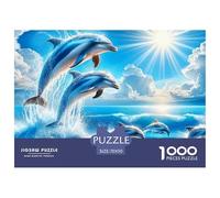 Puzzle 1000 Pezzi Aquila con Rosa Blu e Serpenti, Fantasy Oscuro, Idea Regalo