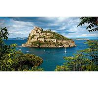 Puzzle 1000 Pezzi Arte Castello Aragonese Di Ischia Italia Isola 75 * 50Cm