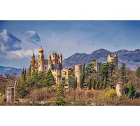 Puzzle 1000 Pezzi Arte Castello Rocchetta Mattei, Italia, Castelli, Fortezza 75 * 50Cm