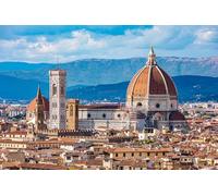 Puzzle 1000 Pezzi Arte Cupola Cattedrale Paesaggio Urbano Firenze Italia Paesaggio Toscana Chiesa 75 * 50Cm