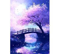 Puzzle 1000 Pezzi Arte per Adulti e Ragazzi, Puzzle Albero in Legno Adulti, Idea Regalo Uomo e Donna, Jigsaw Ponte per Gioco Familiare, Lettere sul retro Jigsaw, per Decorazione la Casa 75x50cm g-957