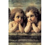 Puzzle 1000 Pezzi Arte per Adulti e Ragazzi, Puzzle Angelo in Legno Adulti, Idea Regalo Jigsaw Bambino per Gioco Familiare, Lettere sul retro Jigsaw, per Decorazione la Casa Regalo 75x50cm g-961