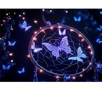 Puzzle 1000 Pezzi Arte per Adulti e Ragazzi, Puzzle Farfalla in Legno Adulti, Idea Regalo Uomo e Donna, Jigsaw Cacciatore di sogni per Gioco Familiare, per Decorazione la Casa Regalo 75x50cm g-184