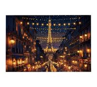 Puzzle 1000 Pezzi Arte per Adulti e Ragazzi, Puzzle Paesaggi in Legno per Adulti, Puzzles 1000 Pezzi Parigi Impegnativo per Tutta la Famiglia, Puzzles con Scatola per Decorazioni Casa, Regalo, -6913