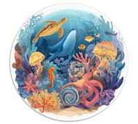 Puzzle 1000 Pezzi Arte Sottomarina Artistica - Creazioni Artistiche Ispirate Alla Vita Oceanica. Alta Qualità E Precisione Nei Pezzi. Ideale Per Attività Creative E Famiglie.