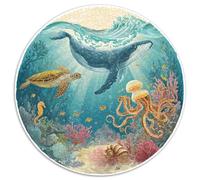 Puzzle 1000 Pezzi Arte Sottomarina Artistica - Creazioni Artistiche Ispirate Alla Vita Oceanica. Alta Qualità E Precisione Nei Pezzi. Ideale Per Attività Creative E Famiglie.