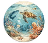 Puzzle 1000 Pezzi Arte Sottomarina Artistica - Creazioni Artistiche Ispirate Alla Vita Oceanica. Alta Qualità E Precisione Nei Pezzi. Ideale Per Attività Creative E Famiglie.