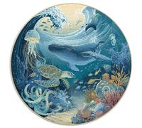 Puzzle 1000 Pezzi Arte Sottomarina Artistica - Creazioni Artistiche Ispirate Alla Vita Oceanica. Alta Qualità E Precisione Nei Pezzi. Ideale Per Attività Creative E Famiglie.