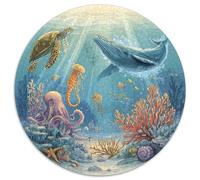 Puzzle 1000 Pezzi Arte Sottomarina Artistica - Creazioni Artistiche Ispirate Alla Vita Oceanica. Alta Qualità E Precisione Nei Pezzi. Ideale Per Attività Creative E Famiglie.