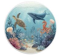 Puzzle 1000 Pezzi Arte Sottomarina Esclusiva - Design Unico Con Dettagli Realistici Di Creature Marine. Pezzi Resistenti E Confezione Tematica. Ideale Per Regali E Decorazione D’interni.