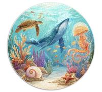 Puzzle 1000 Pezzi Arte Sottomarina Esclusiva - Design Unico Con Dettagli Realistici Di Creature Marine. Pezzi Resistenti E Confezione Tematica. Ideale Per Regali E Decorazione D’interni.