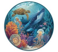 Puzzle 1000 Pezzi Arte Sottomarina Esclusiva - Design Unico Con Dettagli Realistici Di Creature Marine. Pezzi Resistenti E Confezione Tematica. Ideale Per Regali E Decorazione D’interni.