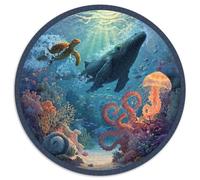 Puzzle 1000 Pezzi Arte Sottomarina Premium - Creazioni Artistiche Ispirate Ai Misteri Dell’oceano. Alta Qualità E Precisione Nei Pezzi. Ideale Per Collezionisti E Appassionati D’arte.