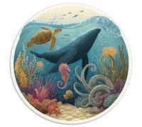 Puzzle 1000 Pezzi Arte Sottomarina Unica - Creazioni Artistiche Ispirate Alla Vita Oceanica. Pezzi Precisi E Immagini Vivide. Ideale Per Attività Familiari E Passatempo Creativo.