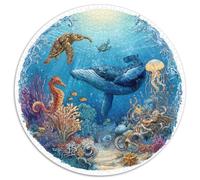 Puzzle 1000 Pezzi Arte Sottomarina Unica - Creazioni Artistiche Ispirate Alla Vita Oceanica. Pezzi Precisi E Immagini Vivide. Ideale Per Attività Familiari E Passatempo Creativo.