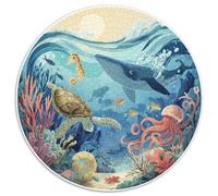 Puzzle 1000 Pezzi Arte Sottomarina Unica - Creazioni Artistiche Ispirate Alla Vita Oceanica. Pezzi Precisi E Immagini Vivide. Ideale Per Attività Familiari E Passatempo Creativo.