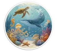 Puzzle 1000 Pezzi Arte Sottomarina Unica - Creazioni Artistiche Ispirate Alla Vita Oceanica. Pezzi Precisi E Immagini Vivide. Ideale Per Attività Familiari E Passatempo Creativo.