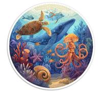 Puzzle 1000 Pezzi Arte Sottomarina Unica - Immagini Dettagliate Di Pesci, Coralli E Tartarughe. Pezzi Precisi E Confezione Tematica. Ideale Per Collezionisti E Appassionati D’arte.