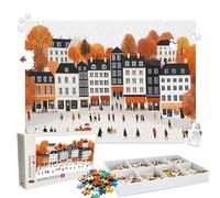 Puzzle 1000 Pezzi astratto architettura, Puzzle 1000 Pièces Challenge Impossible, Puzzles 75x50 cm Taglia Grande Adulti, Giochi Educativo per Famiglie, Puzzles Classici, Decorazioni Casa W3H-642