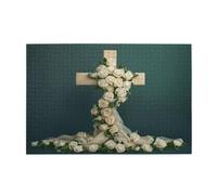 Puzzle 1000 Pezzi Attraverso Puzzle Tinta unita Adulti Arte Grandi Dimensioni Jigsaw di Legno con una Scatola e Poster, Impossibili Jigsaw Gioco Familiare for Adulti, Home Decor Regalo 75x50cm E-1657