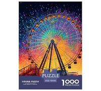 Puzzle 1000 Pezzi Aurora Ferris Wheel Qualità Premium Amusement Park Multicolore Puzzle Al Divertenti Per Uomo E Donna Regalo Per Adulti E Bambini Da 14 Anni E Più 70x50cm/1000pcs