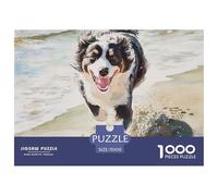 Puzzle 1000 Pezzi AUSTRALIAN SHEPHERD Qualità Premium Cute Animals Divertimento Idea Regalo Uomo E Donna Per Adulti E Ragazzi 70x50cm/1000pcs