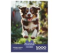 Puzzle 1000 Pezzi AUSTRALIAN SHEPHERD Qualità Premium Cute Animals Intrattenimento Creativo Divertimento Per Adulti Regalo Per Adulti E Bambini Da 14 Anni E Più 38x26cm/1000pcs
