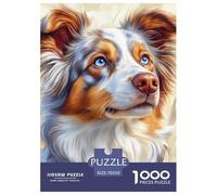 Puzzle 1000 Pezzi AUSTRALIAN SHEPHERD Qualità Premium Cute Animals Puzzle Impegnativo Divertimento Per Adulti Per Adulti E Bambini Da 12 Anni 70x50cm/1000pcs