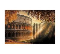 Puzzle 1000 Pezzi Autunno, Puzzle Roma, Classici Puzzles in Legno con Compact Box, Puzzles per Adulti e Tutta la Famiglie Divertimento Sfide Extra Divertenti Idea Regalo Donna, Decorazioni Casa -2190