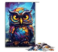 Puzzle 1000 pezzi Baby Robot Owl di Splatters Un sacco di puzzle spessi e colorati per adulti gioco educativo in legno sfida giocattolo 75x50cm
